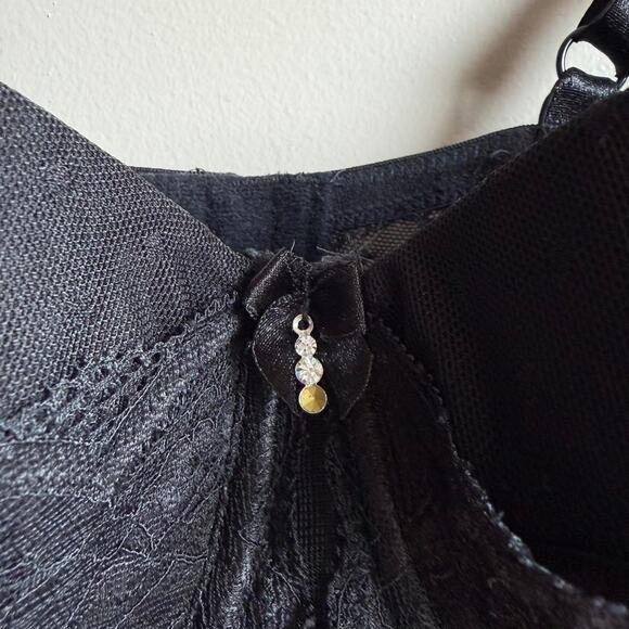 Smart & Sexy Black Lace Corset Bustier Top 36C - Picture 2 of 5